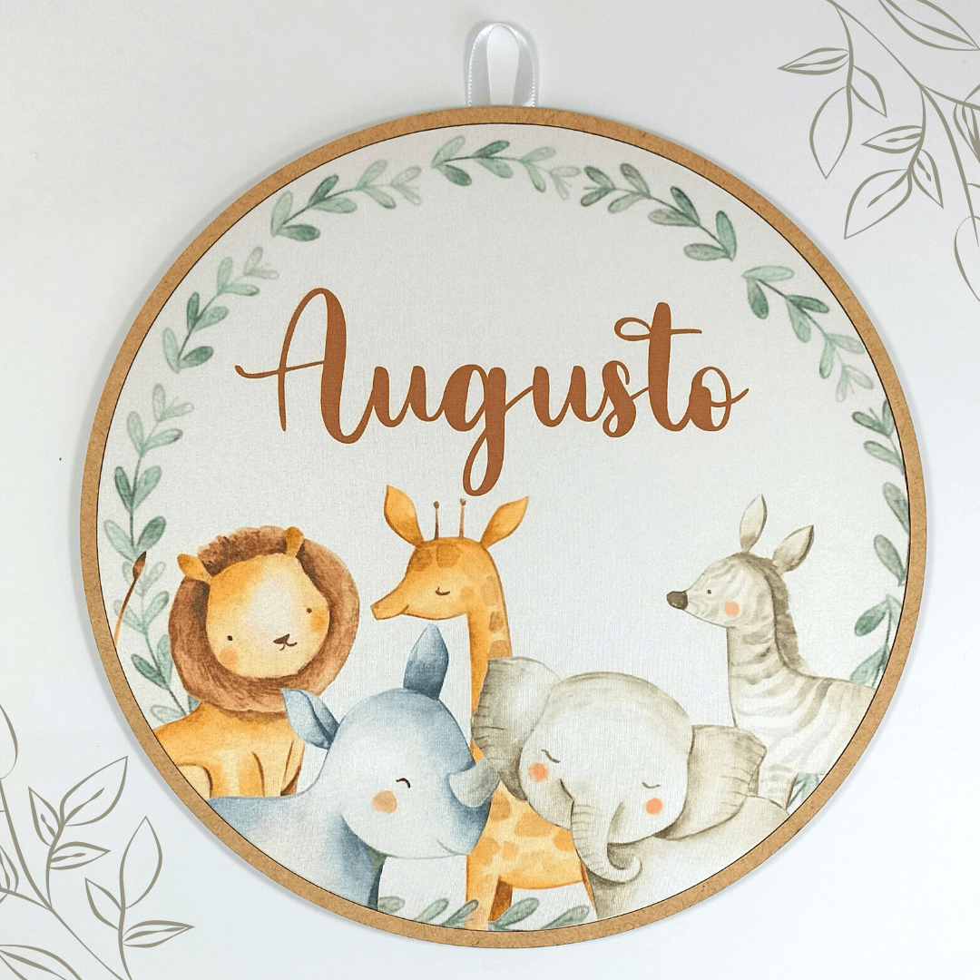 Porta Maternidade Animais Safari 3